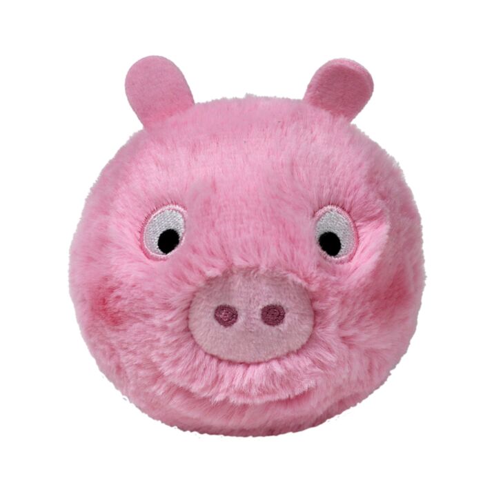 TY Beanie Bouncers George Pig Plush Bounce Ball Pink