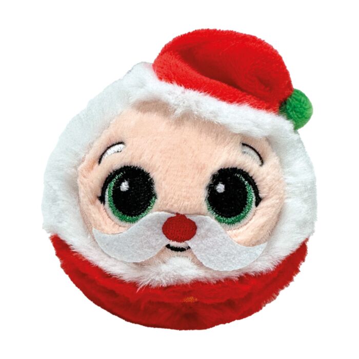 TY Beanie Bouncers Plush Bounce Ball Santa Claus Red