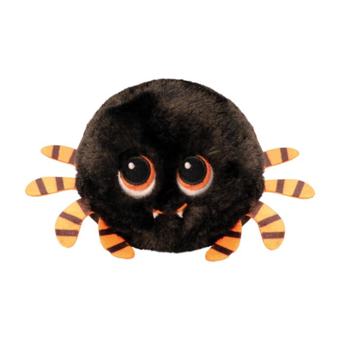 TY Beanie Bouncers Plush Bounce Ball Spider Brown