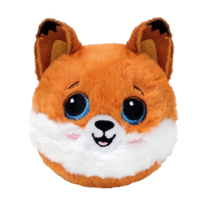TY Beanie Bouncers Blaze Plush Bounce Ball Fox Orange