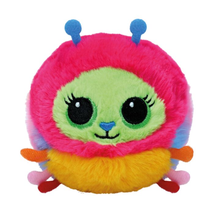 TY Beanie Bouncers Crystal Plush Bounce Ball Caterpillar Pink