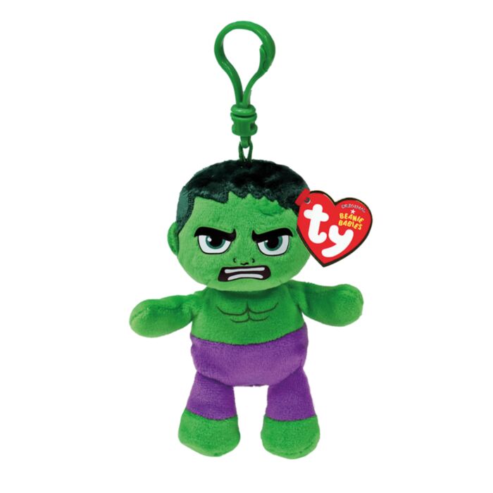 TY Beanie Babies Clip Plush Hulk 8,5cm