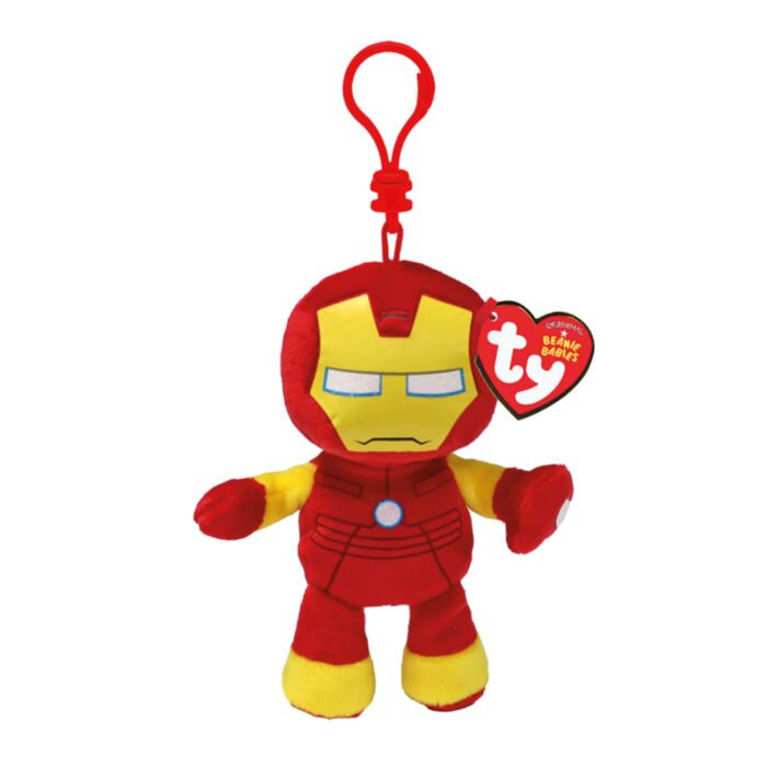 TY Beanie Babies Clip Plush Iron Man 8,5cm