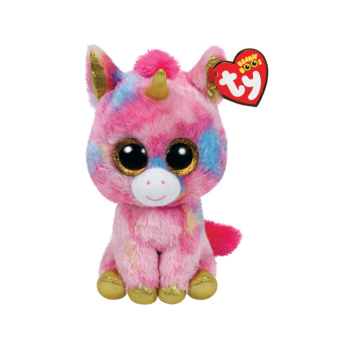 TY Beanie Boos Fantasia Plush Unicorn Multicolor 15cm