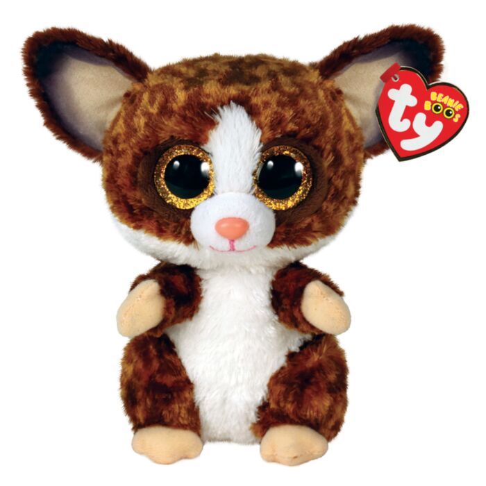 TY Beanie Boos Binky Plush Bush Baby Brown 23cm