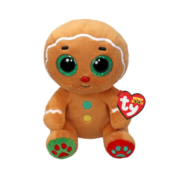 TY Beanie Boos Nutmeg Plush Gingerbread Brown 15cm