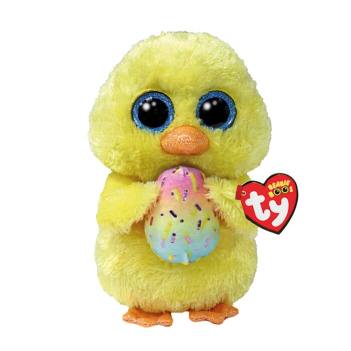 TY Beanie Boos Marigold Plush Chicken Yellow 15cm