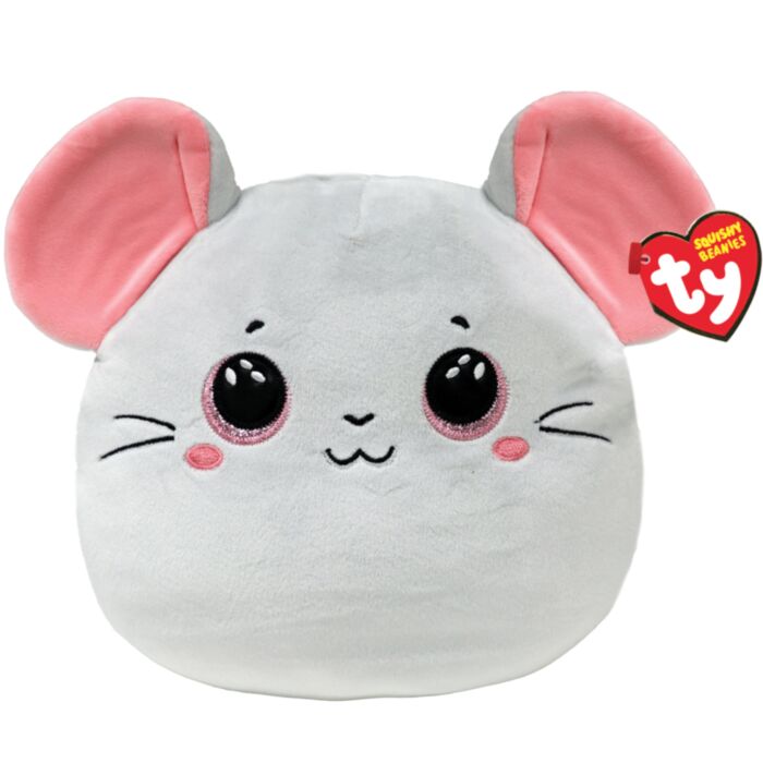 TY Squishy Beanies Catnip Mouse Grey 38cm