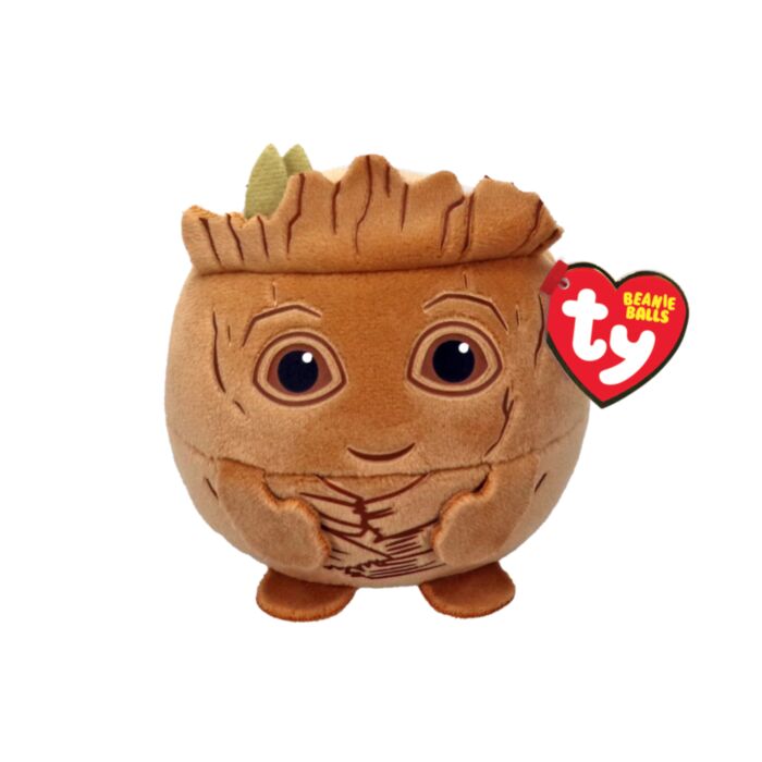 TY Beannie Balls Groot Plush Brown