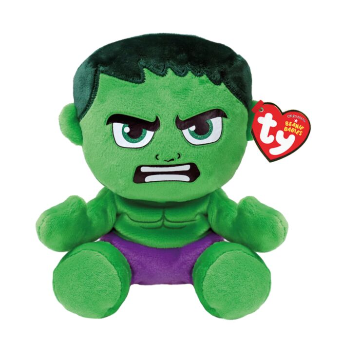 TY Beanie Babies Χνουδωτό Hulk 15εκ