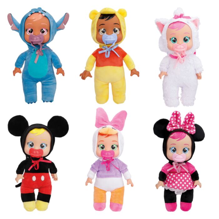 Cry Babies Tiny Cuddles Disney - Interactive Baby Doll Cries Real Tears