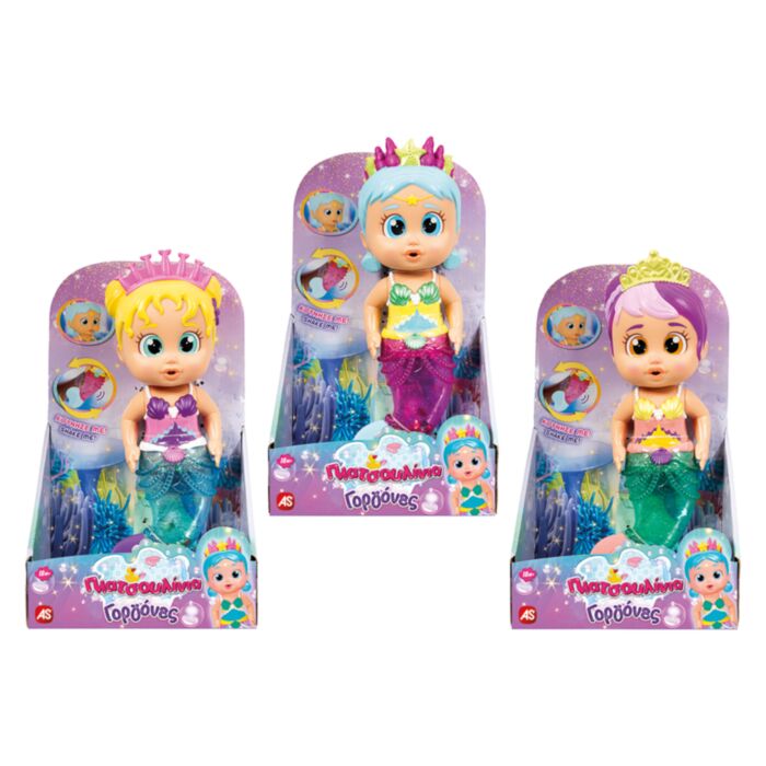 Platsoulinia Bath Doll Shimmer Mermaids