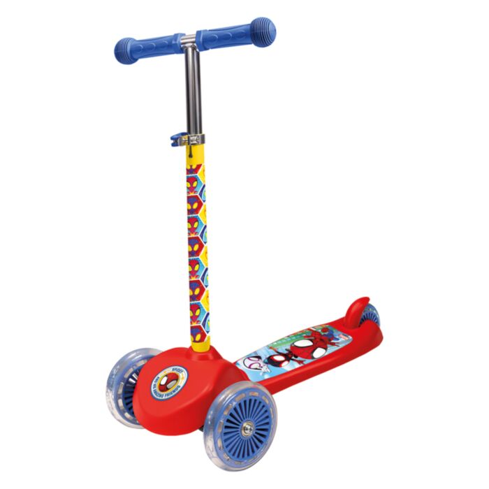 AS Kids 3-Wheel Scooter Plus Marvel Spidey And His Amazing Friends For Ages 3+