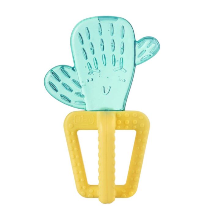 Chicco Baby Silicone Teething Ring Cactus for 4+ Months