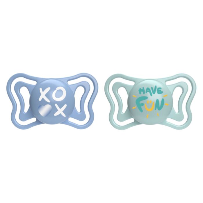 Chicco Light PhysioForma Pacifiers Blue for 6-16 Months 2 pcs