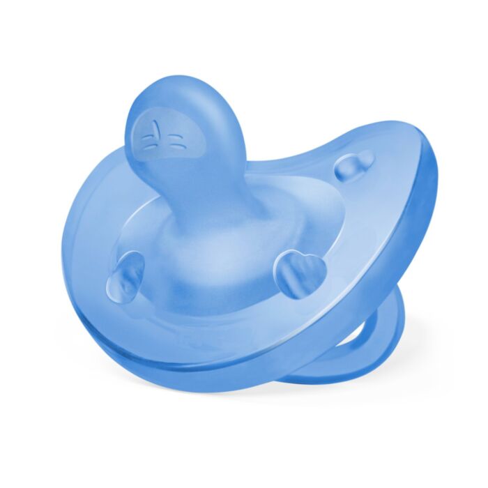 Chicco All Silicone Pacifier PhysioForma Soft Blue For 6-16 Months