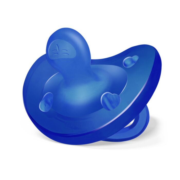 Chicco All Silicone Pacifier PhysioForma Soft Blue For 16-36 Months