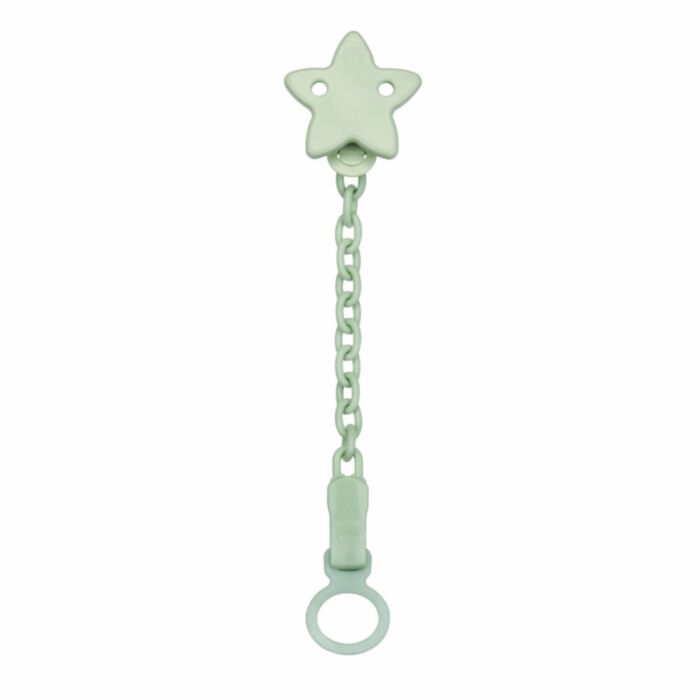 Chicco Pacifier Clip Star with Chain for 0+ Months