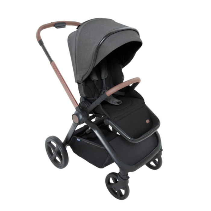 Chicco Καρότσι Μωρού Mysa Black Satin για Παιδί έως 22kg