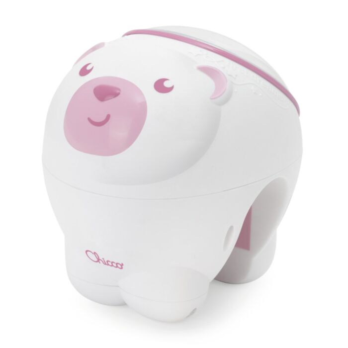 Chicco Βρεφικό Παιχνίδι Προτζέκτορας Κούνιας Polar Bear Ροζ Για 0+ Μηνών