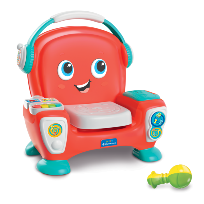 Baby Clementoni Baby Toddler Toy Educational Chair For 18+ Months